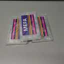 3 x MEFA 15 Sizes Short Coffin Nail Tips - 300 Pcs Half Matte Full Cover Press on Nails, Pre-shape Gel Nail Tips for Nail Extension Home DIY Salon Manicure