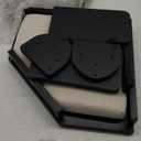 INICIO Cat Wall Shelves - Modern and Durable 3 Step Cat Furniture for Wall - Stylish Birch Floating Shelf for Cats up to 15lbs - Wooden Corner Shelves with Cushioned Perch - Black