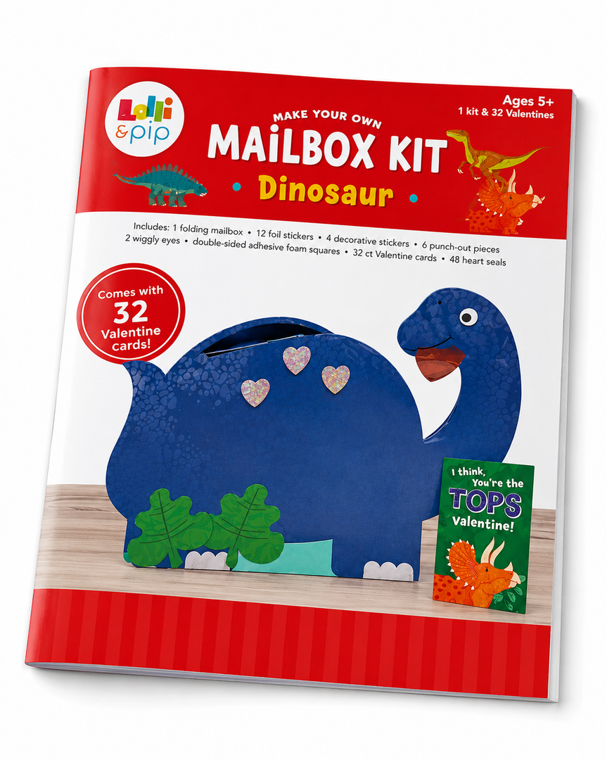 Loli & Pop Mailbox Kit Dinosaur 3 Pack