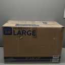 Japanese Floor Futon Mattress Full Size 54"x 80", 2.5'' Thick Foldable Roll Up Floor Bed Sleeping Pad, 25D Foam Filled Tatami Mat with Straps for Guest Room, Dormitory & Camping, Black