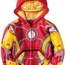 LEMONBABY Little Kids Boys Cool Jacket Sweatshirt Hoodie Coat Costume (5T, Ironman)