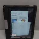 Lainergie Kids Case for iPad 10th Generation 10.9-inch (2022) & iPad Air 11-inch M2 (2024) & iPad Pro 11-inch M4 (2024), Lightweight Shockproof Case Built-in Screen Protector with Handle Stand, Black