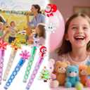 2 x 24 Packs Bulk Mini Christmas Cartoon Shape Bubble Wands, Boys and Girls Holiday Party Favors Student Gifts Christmas Party Supply
