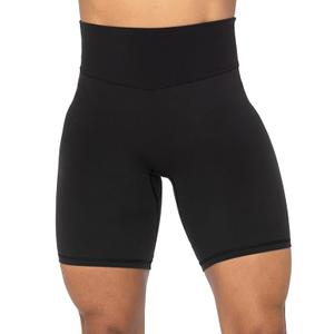 Sunzel Women's Biker Shorts in High Waist Tummy Control with No Front Seam, Black, XL