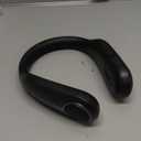 Portable Neck Fan,Hands Free Personal Wearable Bladeless Fan,6000mAh USB Rechargeable,360 Cooling,LED Display,4-Speeds,Birthday Gifts for Men Women Dad Mom,Valentines Day Gifts for Her Him (Black)