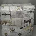 Boho Washable Area Rug 9x12, Spill-Proof Surface, Non-Slip Backin,Low Pile Faux Wool Large Printed Rugs for Living Room, Bedroom, Ding Room, Entryway and Home Decor (Grey, 9x12)