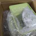 VANNON 4 in 1 Quiet Hamster Exercise Wheel, Multi Functional Hamster House with Running Wheel, Water Bottle, Food Bowl and Hideout, Small Animals Exercise Running Toys for Hamsters Gerbils Mice, Green