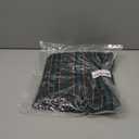 AQOTHES Pack of 2 Christmas Plaid Decorative Throw Pillow Covers Scottish Tartan Cushion Case for Farmhouse Home Holiday Decor Green and Blue, 18 x 18 Inches