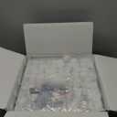 COKAOBE Silver Shimmer Wall Backdrop, 24PCS Square Sequin Shimmer Backdrop Panel, Photo Backdrops for Birthday, Anniversary, Wedding, Graduation & Bachelorette Party Decoration