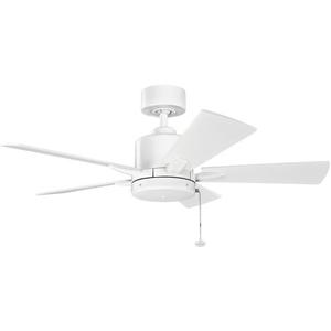 Kichler 330241MWH, Bowen Matte White 42" Ceiling Fan