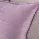 MADIZZ Set of 2 Super Soft Velvet Decorative Throw Pillow Covers 18x18 inch Violet Square with Fringe Luxury Style Cushion Case Pillow Shell for Sofa Bedroom