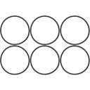 O-Rings Compatible with APEC 3.5 Inch O-Rings for APEC Ultimate and Essence Series Reverse Osmosis Water Filters, Version B (6-Pack)