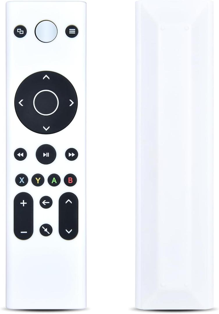 Replacement Remote Control for Xbox Gaming Media, One, Series X|S - No Setup Required (White Color)