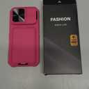 SSLOTSCASE for iPhone 17 Pro Case Wallet with Card Holder & Camera Cover Stand & Hidden Kickstand & Slide Camera Lens Cover, Heavy Duty Rugged Protection Phone Case Cover for iPhone 17 Pro 2025, Pink