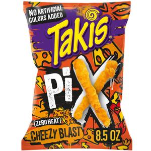 Takis Cheezy Blast Pix Crunchy Corn Puff Snack, 8.5oz Bag (EXP 11/01/26)