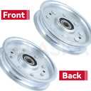GELASKA 2 Pack AM37249 Idler Pulley Replace John Deere AM107468, AM37442, AM35862, D18314, TCA22982, eXmark 1-602501, 1-403009, Husqvarna 601000391, 533310326, Snapper 2441649, 1680299, 07300039