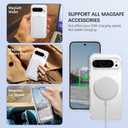 BENTOBEN Magnetic for Google Pixel 10 Pro XL Case, Clear Crystal Glitter Phone Case Compatible with MagSafe, Shockproof Sparkly Cute Women Girl Cover for Pixel 10 Pro XL 6.8 inch 2025, Clear Glitter