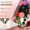 for iPhone 16 Plus Case - Compatible with MagSafe Women Girls Cute Magnetic Plustective Phone Cover Cat Flower Fashion Heavy Duty ShockPlusof Funda for Apple 16 Plus Cases