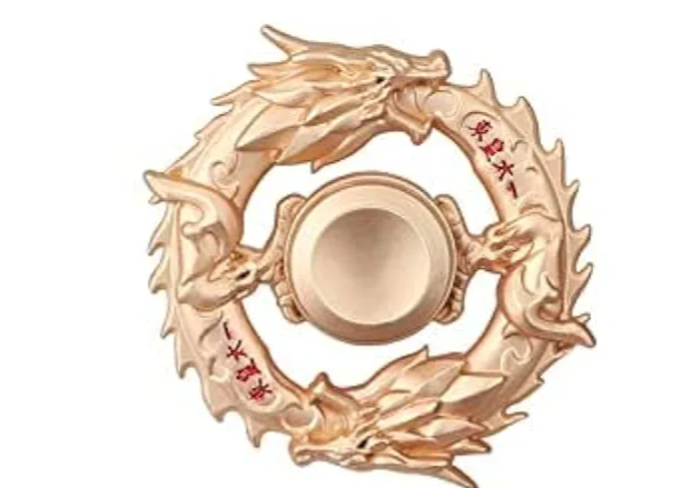Dragon Fidget Spinner Toy for Kids Adults, Metal Desk Office Decor Toy, Cool EDC Gadgets for Stress Relief, Christmas Stocking Stuffer, Birthday Party Favor Gifts for Classroom Car Travel