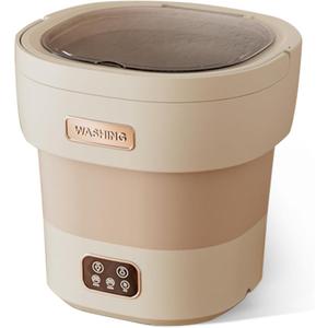 Portable Washing Machine, Mini Washer 12L Upgraded Large Capacity Foldable Washer Deep Cleaning of Underwear Small Baby Clothes Suitable for Apartments, Dormitories, Hotels