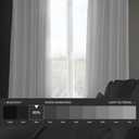 HPD Half Price Drapes Heritage Plush Velvet Curtains 96 Inches Long Room Darkening Curtains for Bedroom & Living Room 50W x 96L, (1 Panel), White