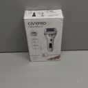 Electric Callus Remover for Feet, Long Service Time Foot Scrubber, Rechargeable Electronic Foot Files, Professional Pedicure Tools Pedicure Kit Feet Care for Crack Heel, Women Gift (White)