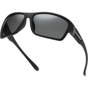 Full lens Polarized Reading Sunglasses for Men Driving Running Sports Reader Square UV Protection Style Unisex