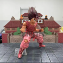 24cm Anime Dragon Ball Z Kaiouken Goku Figure Super Saiyan Son Goku Action Figurine Pvc Statue Collection Model Toys Gifts