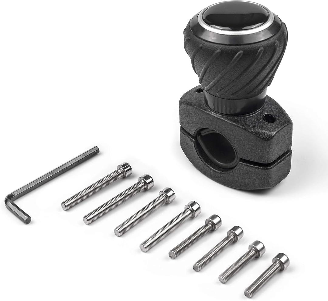 Deluxe Steering Wheel Power Handle Spinner Knob - Universal Steering Wheel Fit for Cars, Trucks, Tractors, Mowers, Forklifts, etc