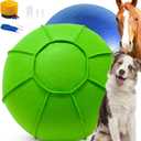 Herding Ball for Dogs, Large Dog Training, Jolly Ball for Australian Shepherd and Collie 25 inch Orange (Green)