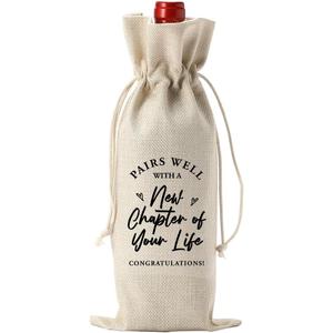 5 x New Business Owner Farewell Gifts - Wine Bag for Women & Coworkers Going Away
