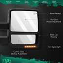 SCITOO Towing Mirrors for 2007-2014 For Ford For F-150 Pickup Truck