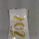 6PCS Senior 2025 Sash, Gold Glitter White Finally Graduated 2025 Senior Cheerleader Sashes for Graduation Party Decorations Supplies