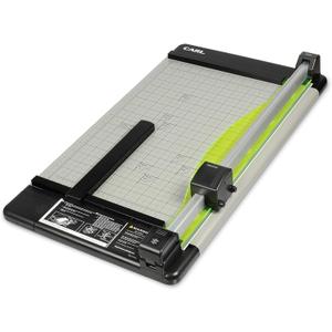 CARL Heavy Duty Rotary Paper Trimmer - 12238, Black/Silver, 18inch