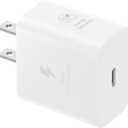Samsung 25W Wall Charger Power Adapter, Cable Not Included, Super Fast Charging, Compact Design, Energy Efficient, Compatible with Galaxy and USB Type C Devices, White