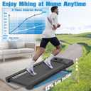 PACEROCKER Walking Pad Treadmill with 12% 9-Level Auto Incline, 450 lbs Capacity Bluetooth Speaker Under Desk Treadmills for Home Hiking, 5 MPH