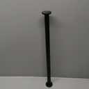 Ivilon Tension Curtain Rod - Spring Tension Rod for Windows or Shower, 24 to 36 Inch. Black