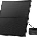 Birdfy 5W Solar Panel for Smart Bird Feeder Camera, Type-C Charger for Birdfy Feeder, 360 Adjustable Swivel Mount, IP65 Waterproof for Outdoors, 5W Continuously Power Supply (9.8ft Standard Cable)