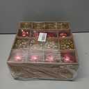 Christmas Ball Hanging decorations2.36 inch, 32 Pieces of shatterproof Christmas Tree Decoration Balls Set, Suitable for Party Floral Christmas Tree Decoration (2.36 inches 32 Balls)