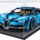 Nynelly Acrylic Display Case for 1/8 1/10 Scale Diecast Car, Clear Display Box for Collectible,Countertop Model Car Showcase for Lego 42143/42083/42096/42125 , Figure,Toy, 23.6x11.8x7.9 inch