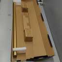 ILAISIHOME Luxury Gold Decorative Single Curtain Rod Set with Crystal-clear Faceted Finials, 36-72 in, Standard Single Drapery Rod for 1 Pack, 1-1/8 in diameter, Adjustable Length