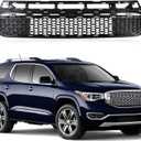 Front Bumper Lower Grille Compatible with GMC Acadia 2017-2019 Front Bumper Cover Hood Mesh Grille Replace:23159135