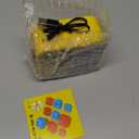 Rechargeable Tic Tac Toe Game Box, Upgraded 5 Fun Brain and Memory Games, Compact Handheld Game Console, Portable Puzzle Travel Game Ideal Gifts for All Ages 3+ (Yellow)