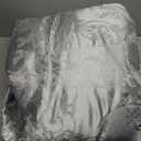 King Size Comforter Set, Silver Bedding Comforter Sets All Season Grey Bed Comforter King Set, Soft Lightweight Silk Jacquard Comforter Set with 2 Pillow Shams(King,104x90) (Gray)