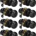 goldenwarm Oil-Rubbed Bronze Interior Door Knobs, Interior Door Knobs Bedroom, Bronze Door Knob Privacy, Oil-Rubbed Bronze Finish Door Knob Interior, DoorKnobs Bulk(8 Pack, Oil-Rubbed Bronze)