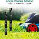 Mulching Mower Blade Compatible with Ryo bi 20 Inch Lawn Mower, Replaces for 635373 33120BDB and 514061-49 (2 Pack)
