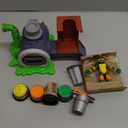 Play-Doh Teenage Mutant Ninja Turtles Slice & Blast Pizza Playset, Bendy 4 Inch Mikey Action Figure, Kids Arts & Crafts, TMNT Toys for Boys & Girls 4+