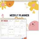 Weekly Planner Notepad 8.5x11 Inches  52 Weeks Undated Dashboard Desk Pad for To-Do List, Schedule & Notes  Productivity Planner for Work, School, Home & Busy Professionals (Colorful Smiles)