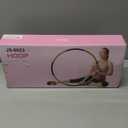 Beakabao Exercise Weighted Hoops for Adults and Kids, Adjustable 8 Sections 2LB Detachable Fitness Hoop, Weight Loss Core Strength Workout Sport