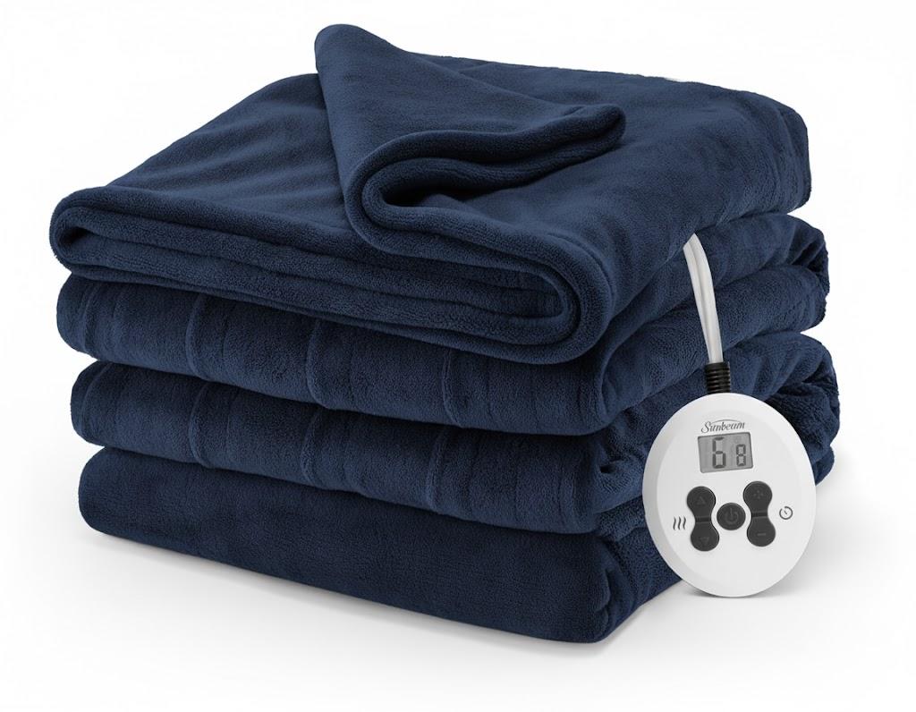 Sunbeam Microplush Heated Blanket Full